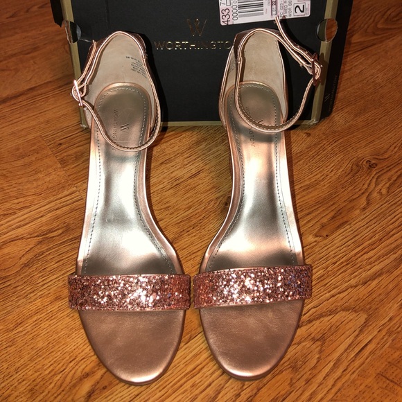 Worthington Shoes - Rose Gold Heels